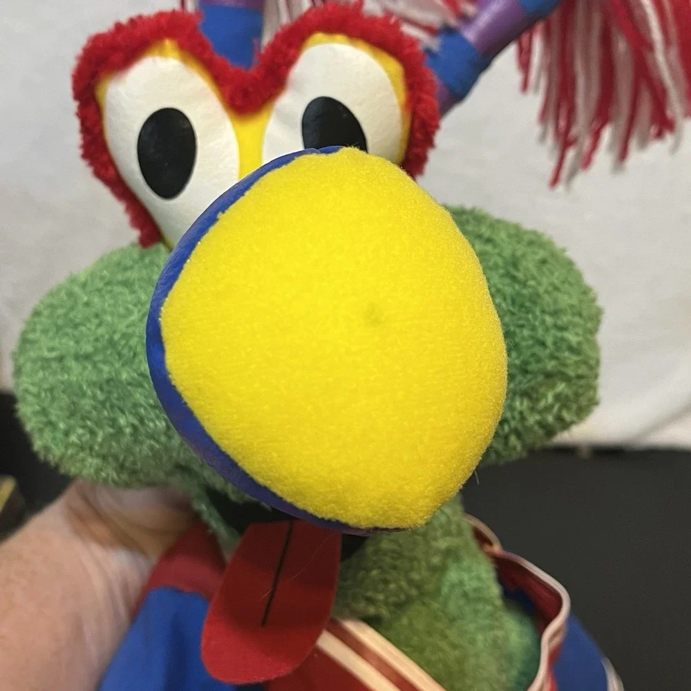 Vintage Jammy Jamfest Cheer & Dance Plush Green Stuffed Monster Mascot Toy 24